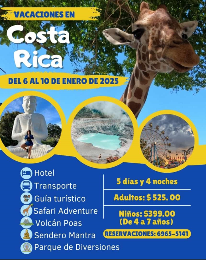 COSTA RICA ENERO 2025